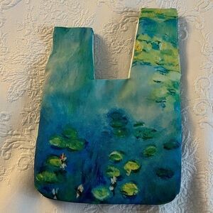 Watercolor Knot Wrist Purse